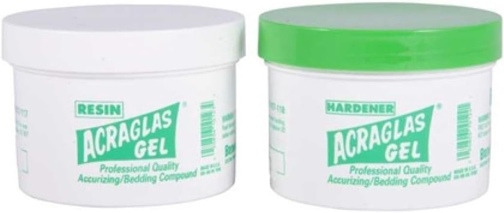 Brownells Acraglas Gel Resin 8oz and Acraglas Hardener 8oz