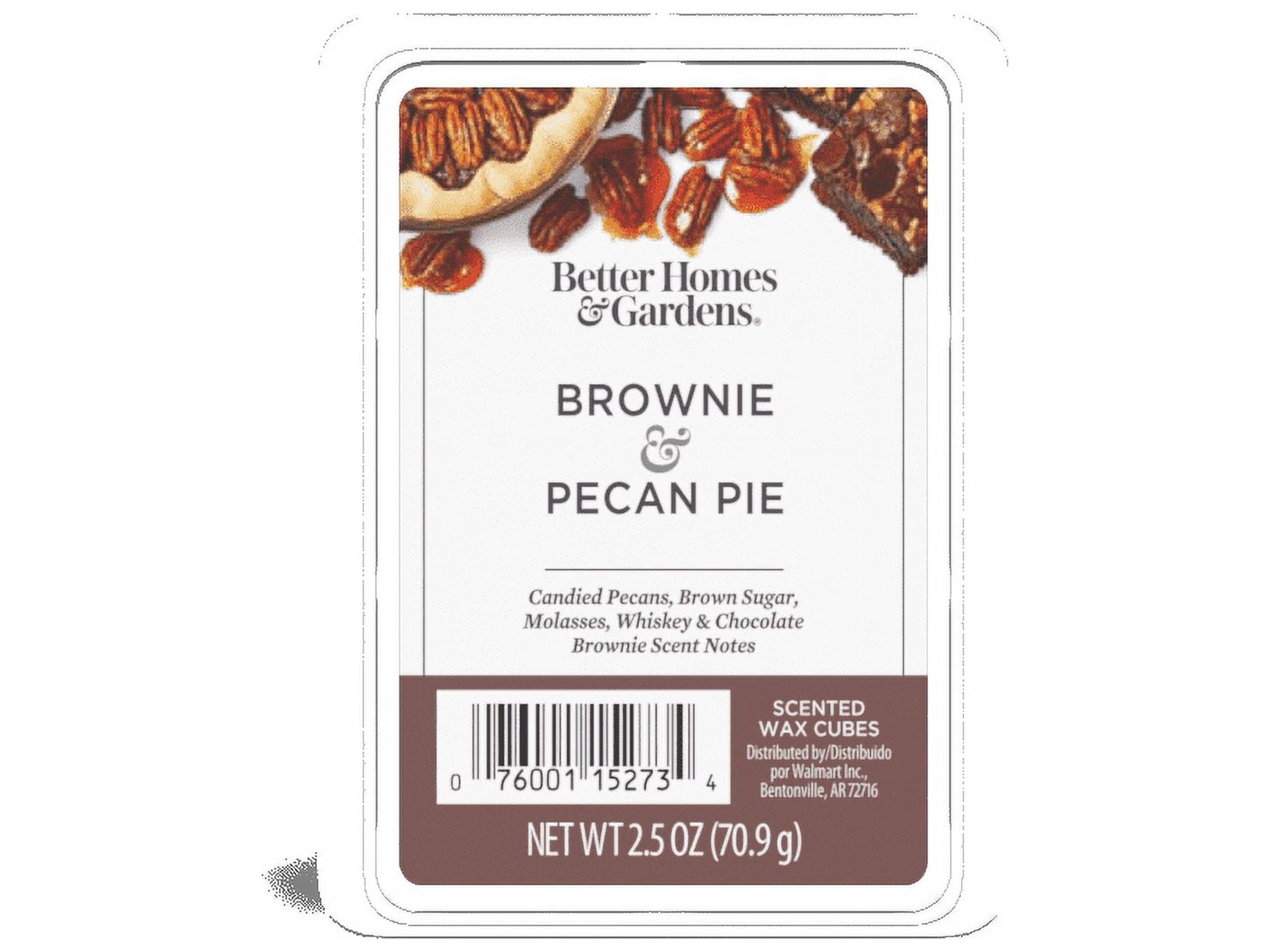 Brownie Pecan Pie Scented Wax Melts, Better Homes & Gardens, 2.5 oz (1-Pack)