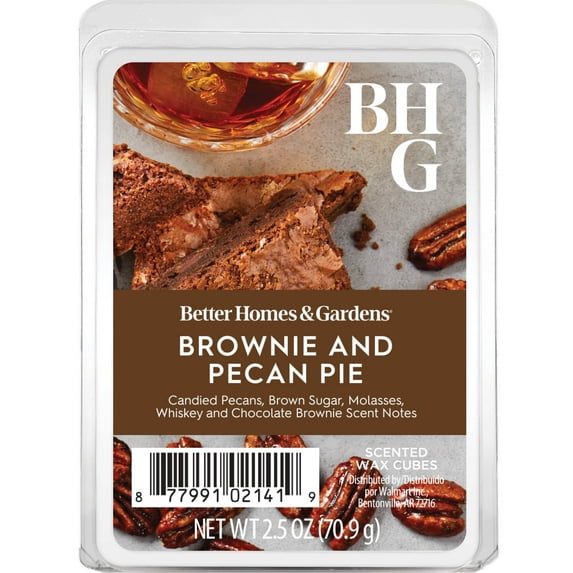 Brownie Pecan Pie Scented Wax Melts, Better Homes & Gardens, 2.5 oz (1-Pack)