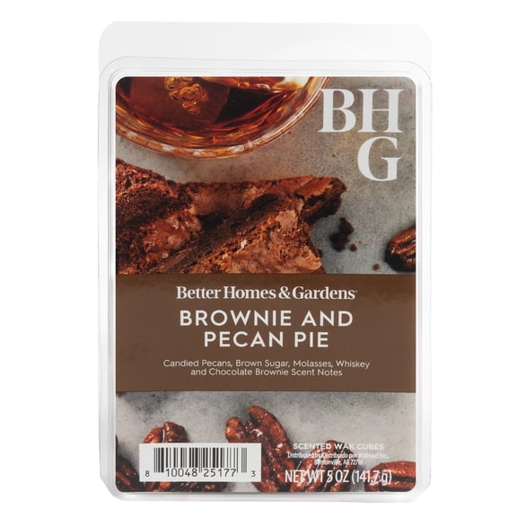 Better Homes & Gardens Scented Wax Melts, Brownie Pecan Pie, 5 oz Value Size