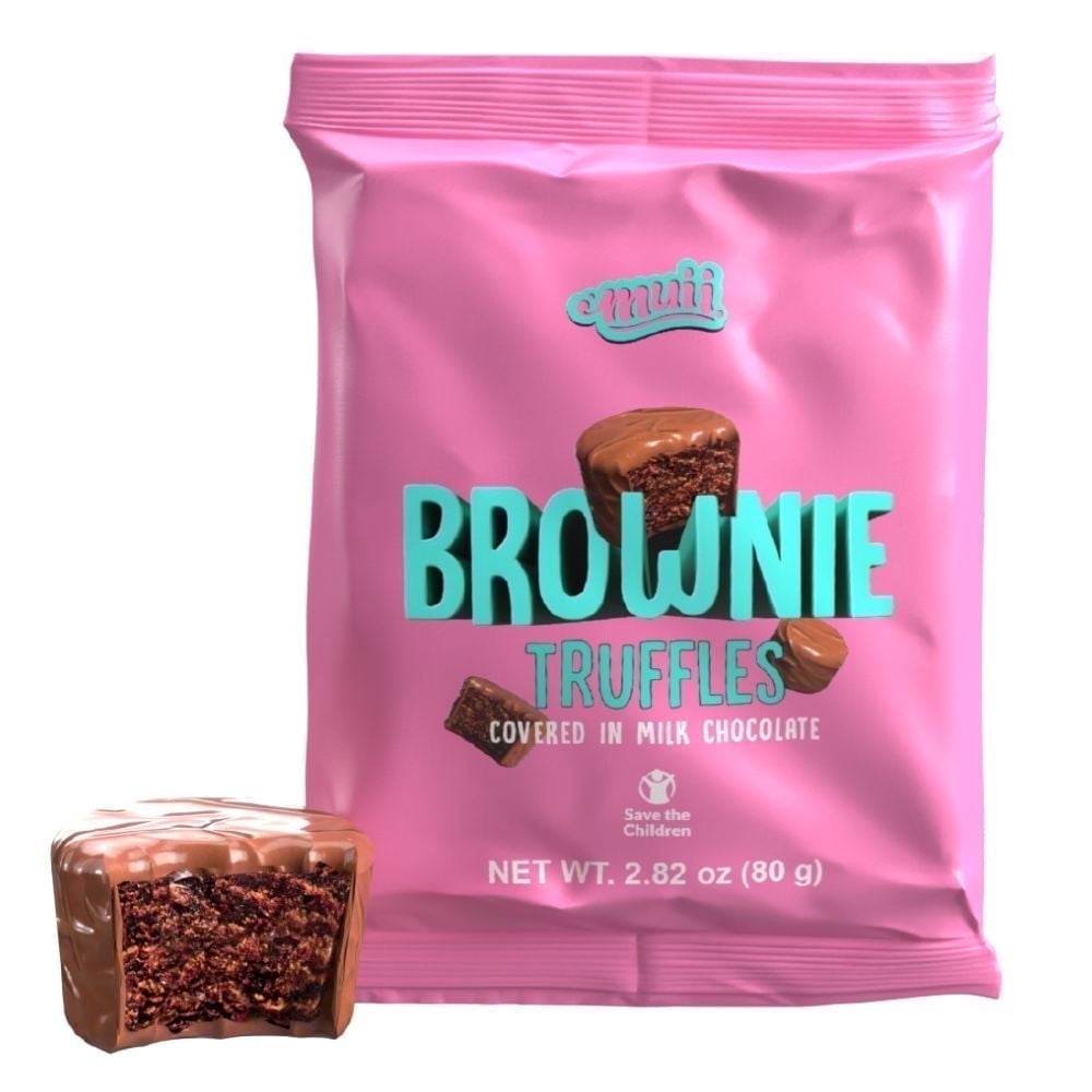 Muii Brownie Truffles in Bites, 2.8 oz (10 pack)