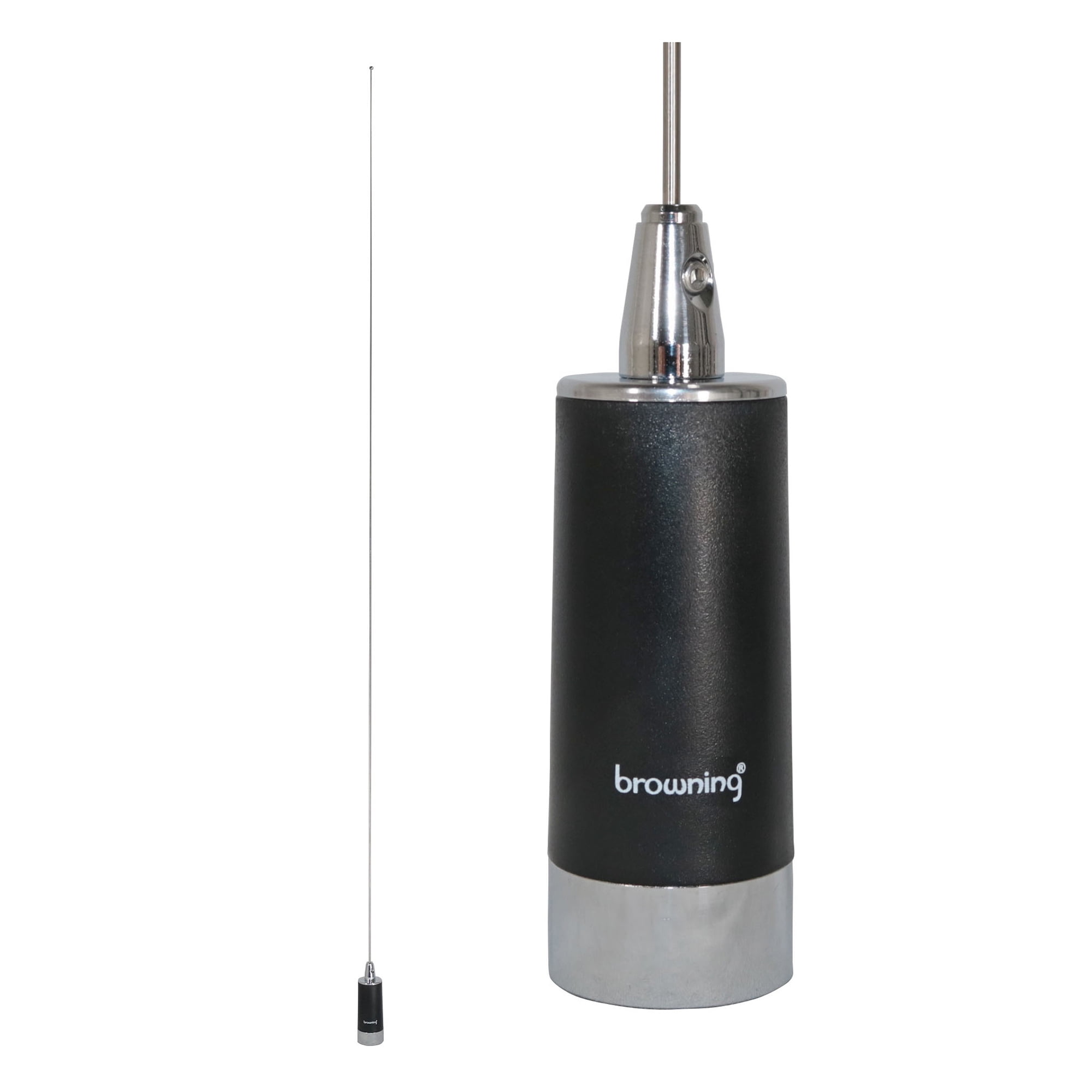 Browning 200-Watt Low-Band 26.5 MHz to 30 MHz Unity-Gain UHF Antenna with NMO Mounting (Silver Base), Silver Base