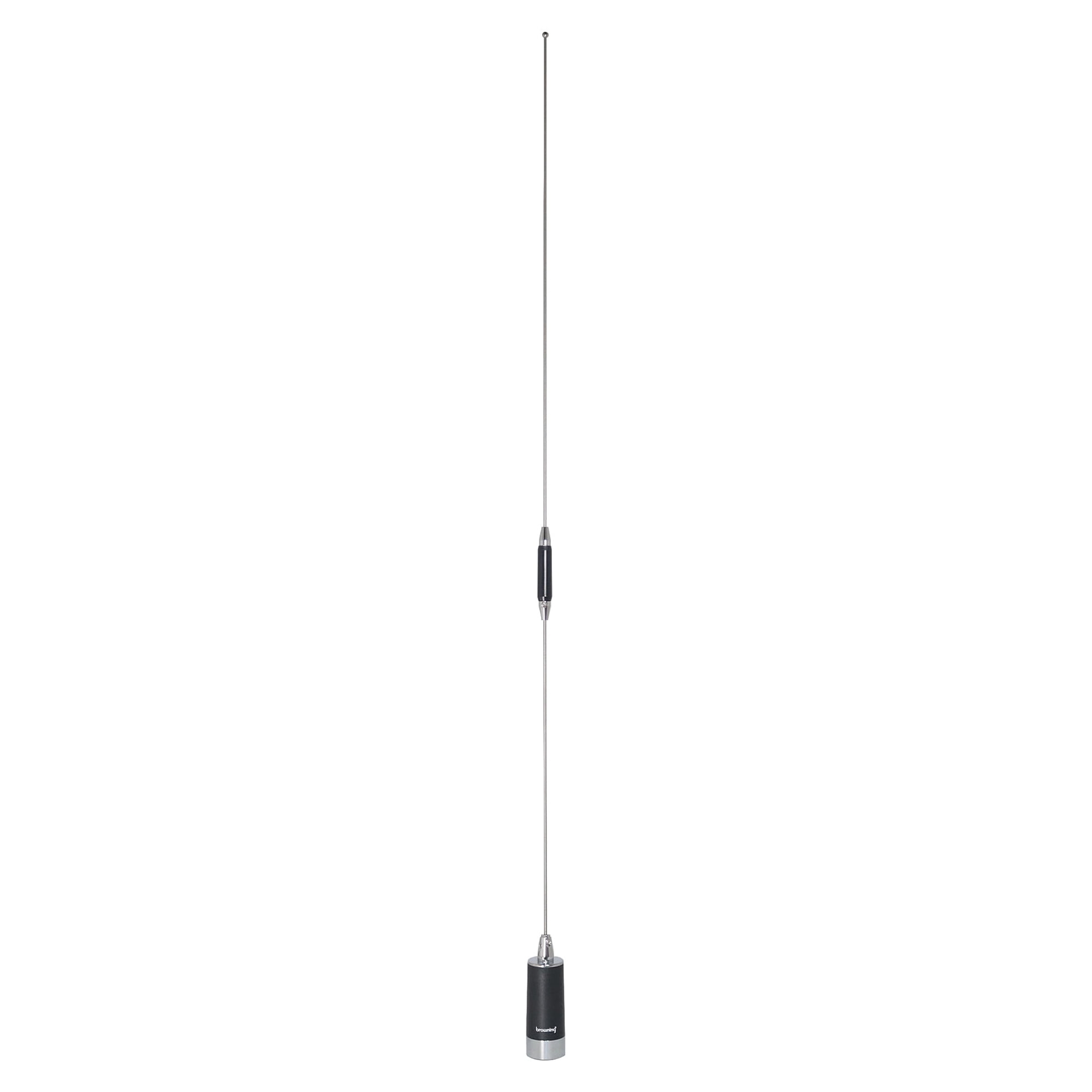 Browning Amateur Dual-Band 144 to 148 MHz/430 to 450 MHz Pretuned NMO Antenna, Chrome