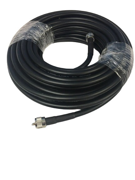 Browning 50' LMR-400 Coaxial Cable, PL-259 Connectors, Polyethylene ...