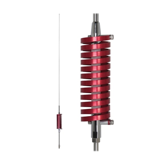 Browning BR-91 63-In. 15,000-Watt Flat-Coil CB Antenna with 6-In. Shaft, Red