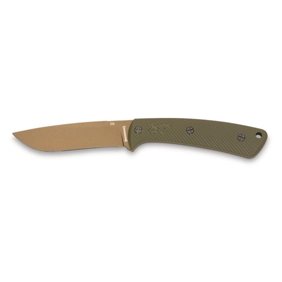 Browning Back Country Fixed Blade Knife, Smoked Bronze Cerakote