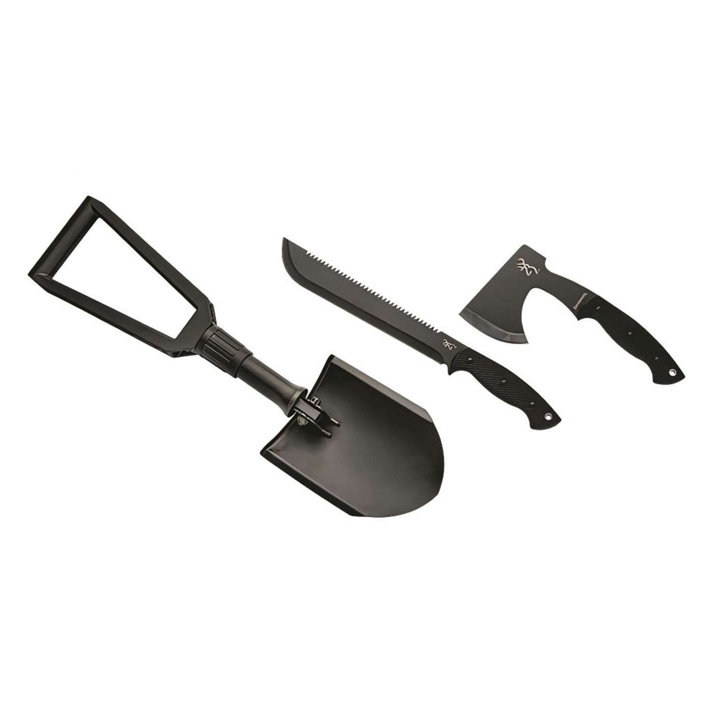 Browning Camp Machete, Hatchet and Folding Shovel