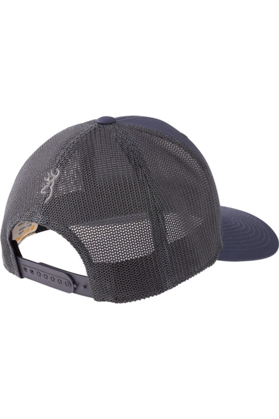 Browning Cap Tested Carbon - Square Patch Flex Snapback Ad!