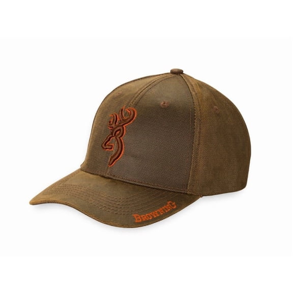 Browning Rhino Brown Casual Cap Hook & Loop Closure Outdoor Hat - 308378881