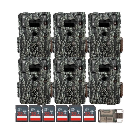 Browning Command Ops Elite 22 Trail Camera w/32 GB Memory Card Bundle (6-Pack)