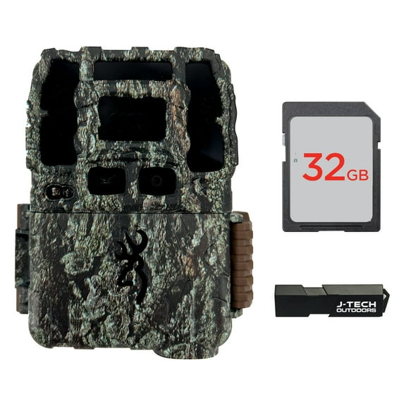 Browning Dark Ops DCL Nano Trail Game Camera Bundle Includes 32GB Memory Card and J-TECH Card Reader (26MP) | BTC6DCLN