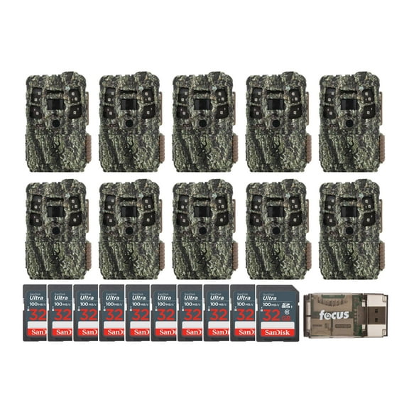 Browning Defender Pro Scout MAX Trail Camera with Memory Card Bundle (10-Pack)