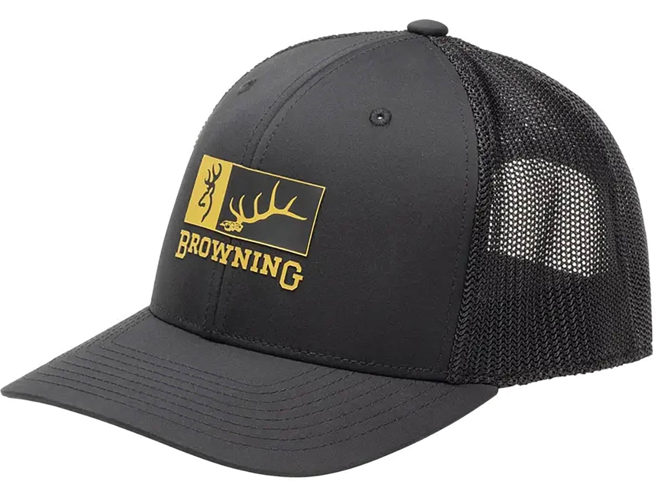 Browning Men's Elk Ridge Hat Black/Gold One Size Fits Most - Walmart ...