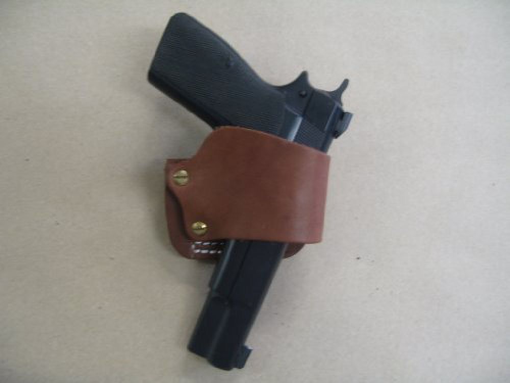 Browning High Power, Cz-75/85, EAA Witness Leather Belt Slide Holster Tan USA