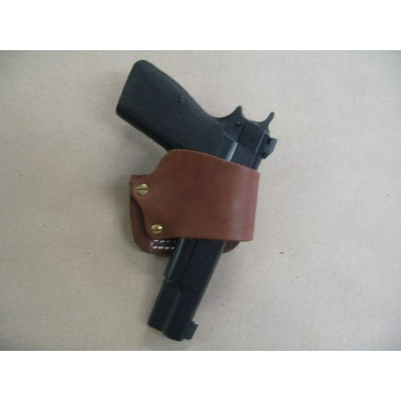 Browning High Power, Cz-75/85, EAA Witness Leather Belt Slide Holster Tan USA
