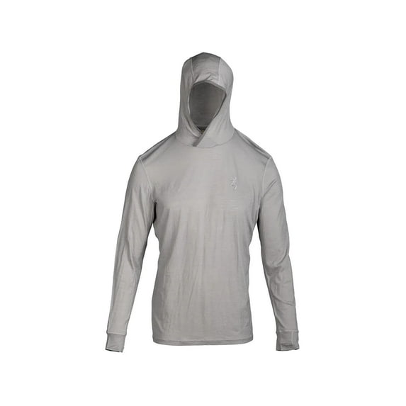 Browning Men's 120 Hoodie Gray Medium