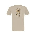 thumbnail image 1 of Browning Men's Duck Camo Buckmark Short Sleeve T Shirt Sand Medium, 1 of 1