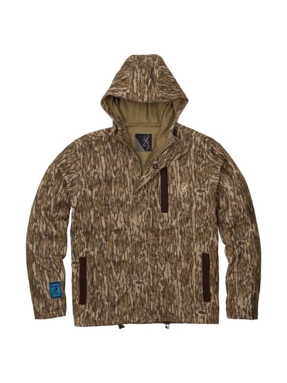 Men's Hydro Fleece Jacket Mossy Oak Bottomland Medium