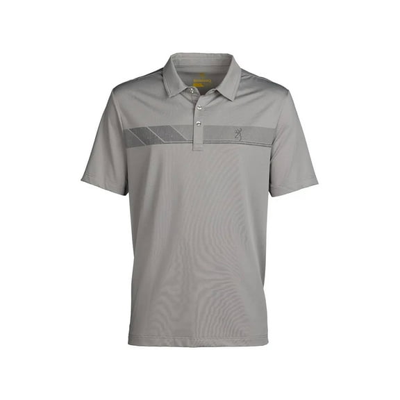 Browning Men's Performance Polo Gray Large