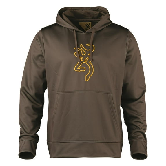Browning Men's Tech Logo Hoodie Major Brown XL
