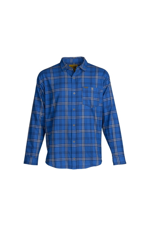 Men's Upland Flannel Shirt Blue XL