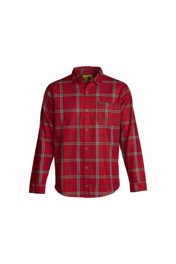 Men's Upland Flannel Shirt Red Medium