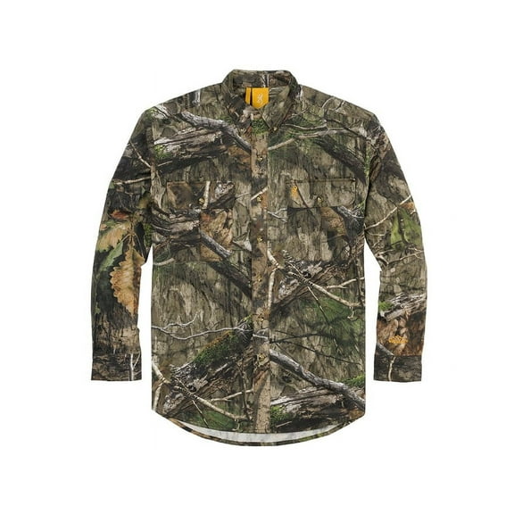 Browning Men's  Wasatch CB Long Sleeve Shirt Mossy Oak Country DNA Medium