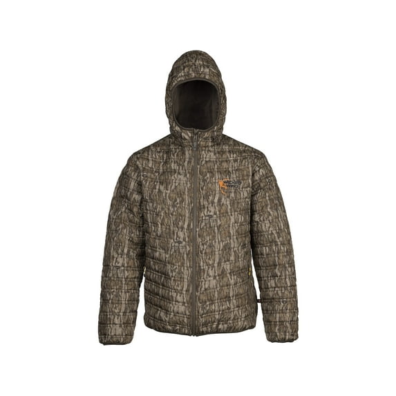 Browning Men's Wicked Wing Hybrid Down Jacket Mossy Oak Bottomland 2XL