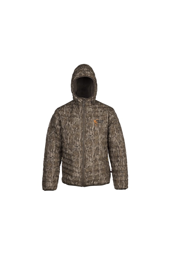 Men's Wicked Wing Hybrid Down Jacket Mossy Oak Bottomland Large