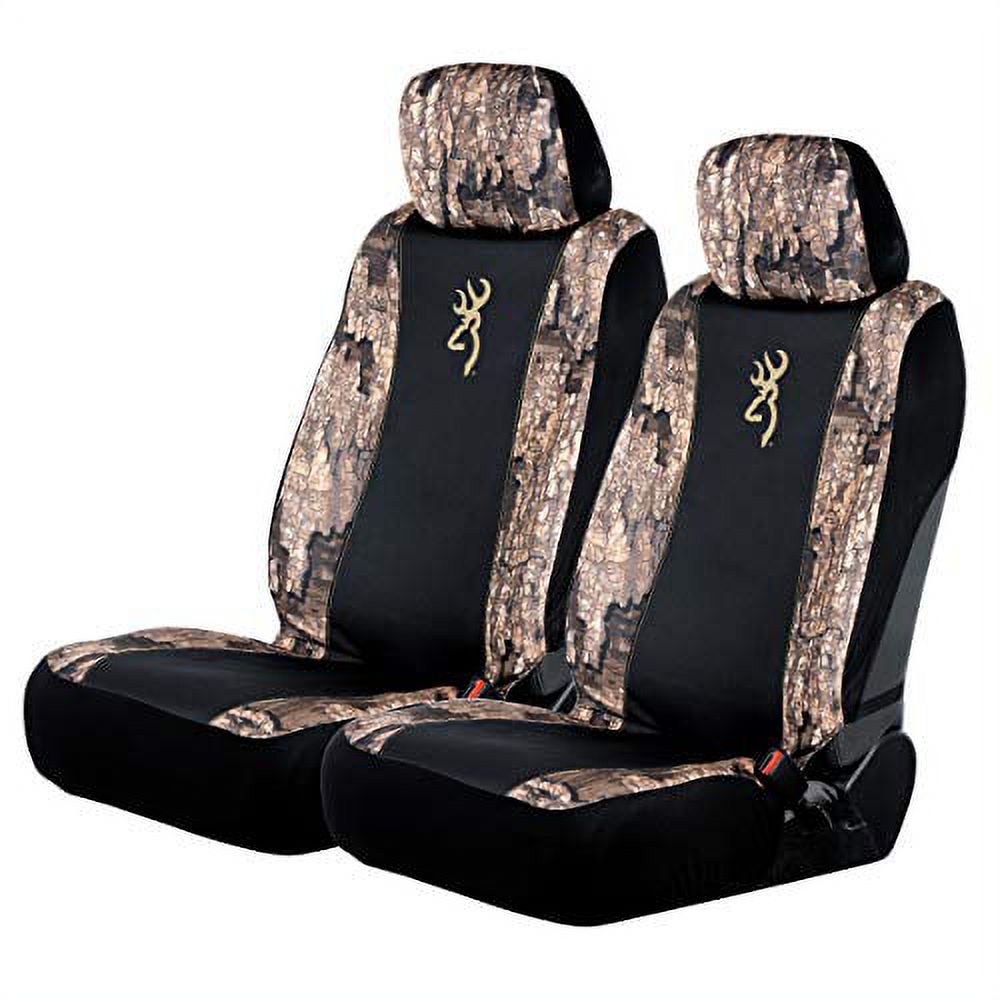 Browning Morgan Low Back Seat Cover | Realtree Timber | 2-Pack - image 1 of 5