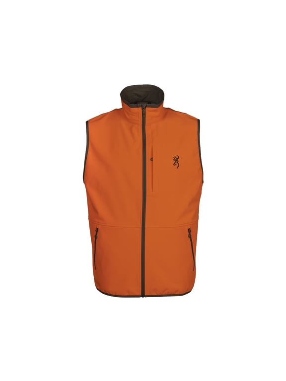 Men's Opening Day Soft Shell Hunting Vest Blaze Orange Large