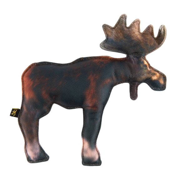 Browning Pet Toys, Durable Dog Toys for Tug and Fetch, Moose Fabric Squeaker Toy