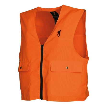 Browning Safety Vest, Blaze Orange - Size Medium