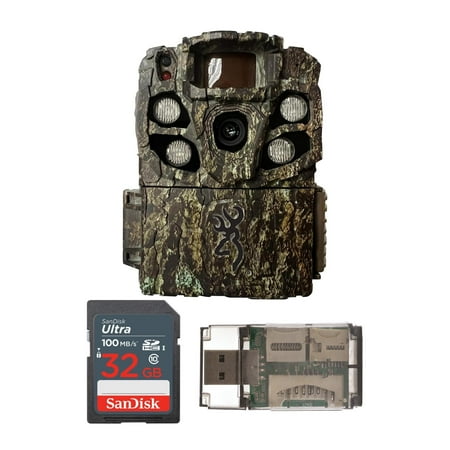 Browning Strike Force Full HD Extreme Trail Camera with 32GB SD Card and USB 2.0 Card Reader