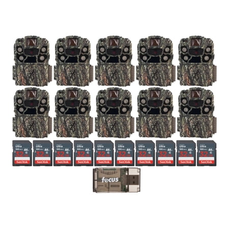 Browning Strike Force Full HD Trail Camera (10-Pack) with Memory Cards Bundle