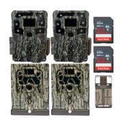 Browning Strike Force Pro X Trail Camera w/SD Card, Security Box Bundle (2-Pack)