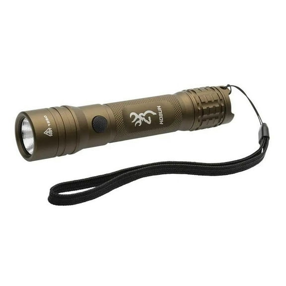 Browning Tan Aluminum Body Kobuk Flashlight 15-2000 Lumens