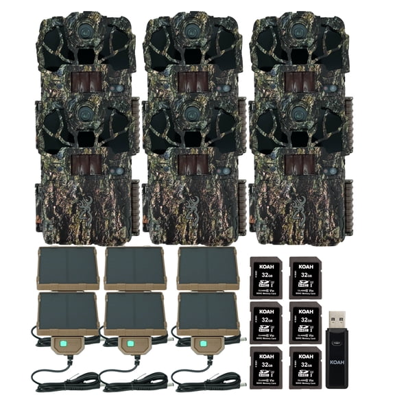 Browning Trail Camera Spec Ops Elite HP5 Ultra 46MP with Universal Solar Power Pack and Accessories Bundle