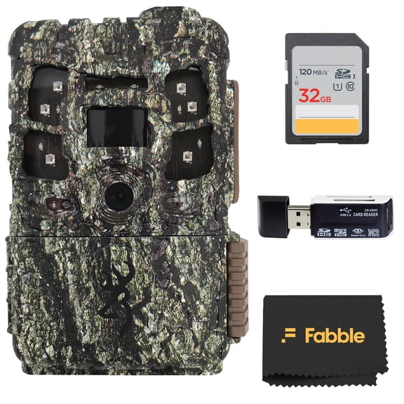 Browning Trail Camera - Strike Force Pro X 1080, Bundle with 32GB SDHC Memory Card, Hi-Speed SD USB Card Reader