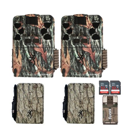 Browning Trail Cameras 24MP Recon Force Patriot Battery Pack Bundle (2-Pack)