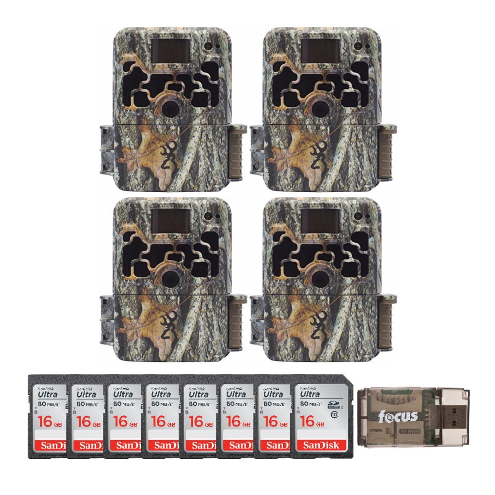 (Browning Trail Cameras Dark Ops Extreme 16MP Game Camera (4Pack) with