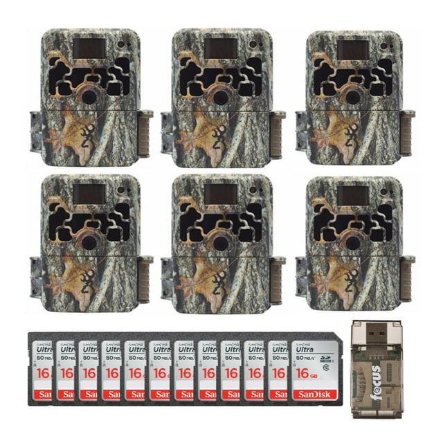 Browning Trail Cameras Dark Ops Extreme 16MP Game Camera (6Pack) with