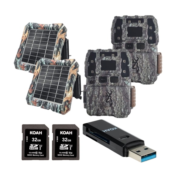 Browning Trail Cameras Strike Force Pro DCL Nano 26MP Trail Camera Bundle with Accessories (7 Items)