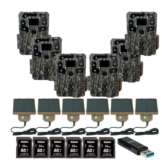 Browning Trail Cameras Strike Force Pro X 1080 Full HD Wildlife Motion-Activated Camera (Camo) Bundle with Accessories (19 Items)