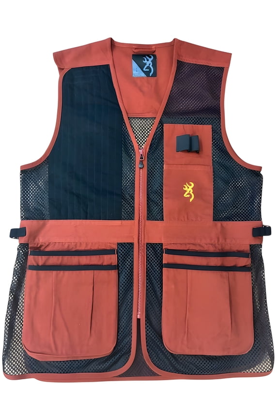 Trapper Creek Mesh Shooting Vest Brandy Large