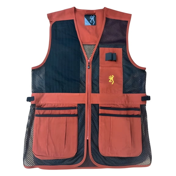 Browning Trapper Creek Mesh Shooting Vest Brandy X-Large