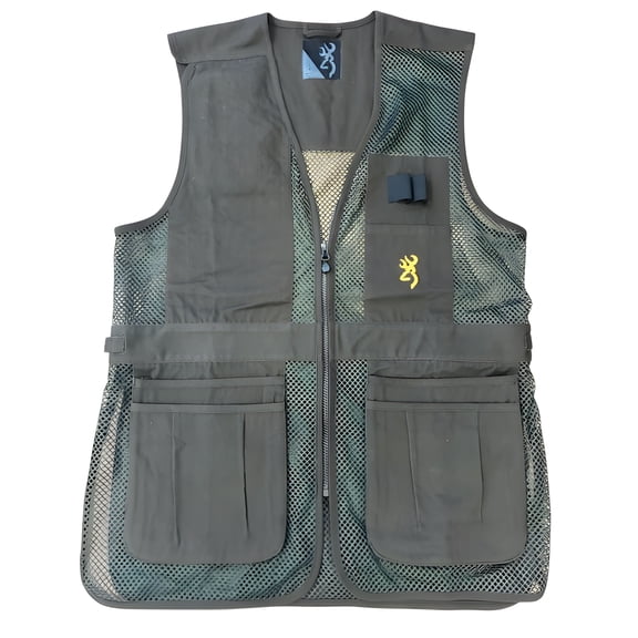Browning Trapper Creek Mesh Shooting Vest Brown X-Large