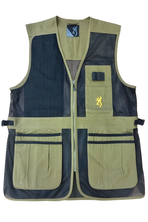 Trapper Creek Mesh Shooting Vest Olive Medium