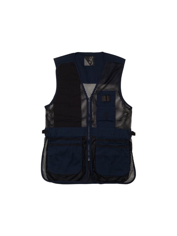 Men's Trapper Creek Shooting Vest Right Hand Cotton/Polyester Navy/Black XL