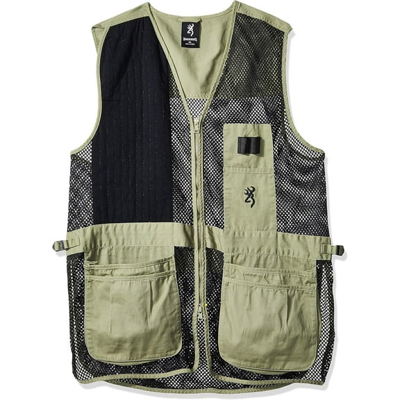 Browning Trapper Creek Shooting Vest Sage Black 3XL 3050265406